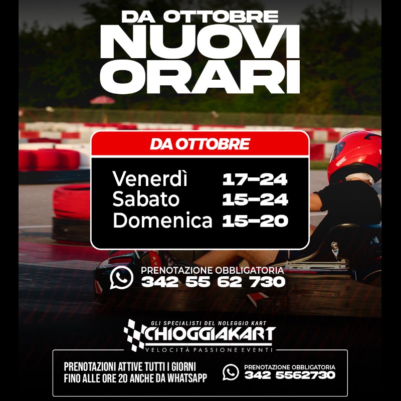 ORARI AUTUNNO 2026